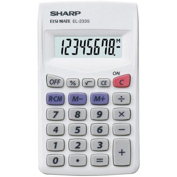 Sharp EL-233S zsebszámológép