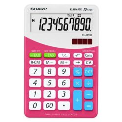 Sharp EL-M332BPK rózsaszín asztali számológép