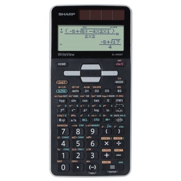 Sharp EL-W506T-BSL tudományos számológép - Legújabb Sharp csúcsmodell! Az üzletből azonnal elvihető!