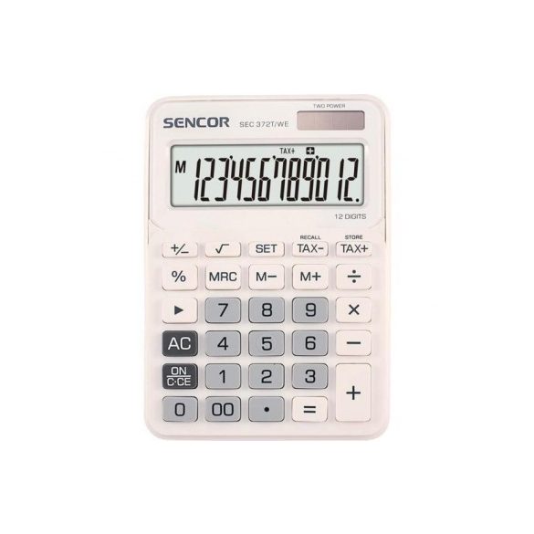 2 db SENCOR SEC 372T/WE asztali számológép